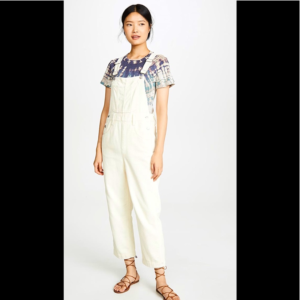 NWT Madewell Straight Leg Corduroy Overalls
